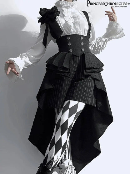 ~Rabbit Theater~Ouji Lolita Blouse and Shorts Set by Princess Chronicles SS69