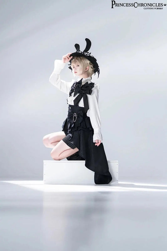 ~Rabbit Theater~Ouji Lolita Blouse and Shorts Set by Princess Chronicles SS69