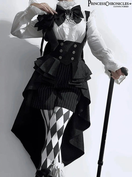 ~Rabbit Theater~Ouji Lolita Blouse and Shorts Set by Princess Chronicles SS69