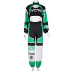 2026 Green K-POP Dancing Clothes For Women Group Song Playing Clothing Hip Pop Jazz Dance Costumes Nightclub DJ Stage Set XH1818