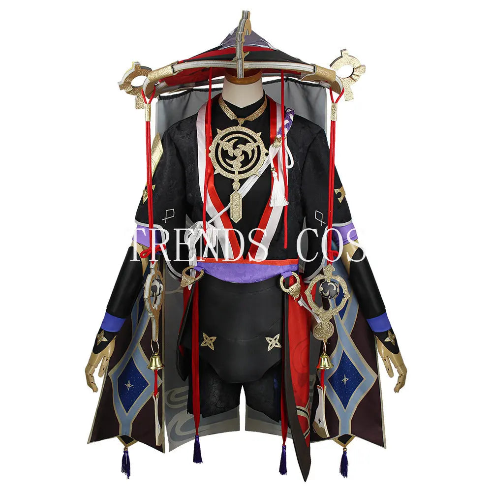 Genshin Impact Scaramouche Cosplay Costume Full Set
