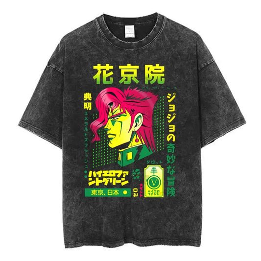 SS69 Men's Jojo Bizarre Adventure Killer Queen Graphic T-Shirt Cotton Tee