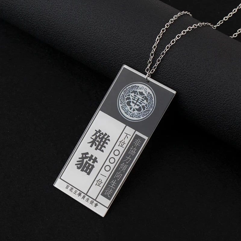 Kakegurui Acrylic Keychain Compulsive Gambler Yumeko Jabami Ryouta Suzui Mary Saotome Anime Cosplay Earrings Necklace Card SS69