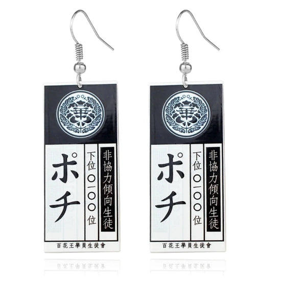 Kakegurui Acrylic Keychain Compulsive Gambler Yumeko Jabami Ryouta Suzui Mary Saotome Anime Cosplay Earrings Necklace Card SS69 9.69 E137