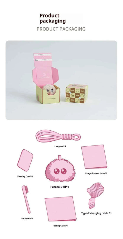 Fuzozo AI Emotional Companion Robot Toys Biomimetic Memory System Interaction Smart Robot AI Chat Robots Cartoon Birthday Gifts