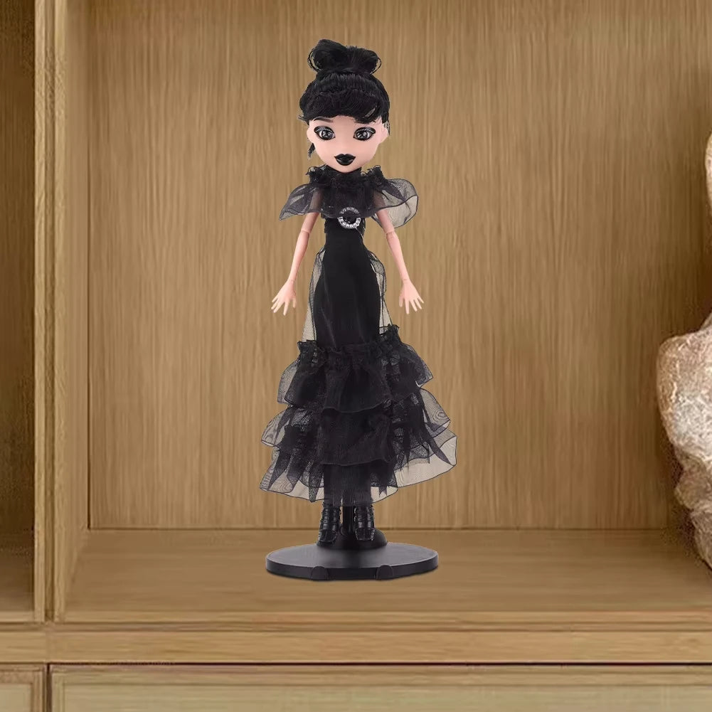 New Wednesday Addams Figure Cute Toy Addams Family Doll Room Decoration Model Children's Soothing Toys Birthday Christmas Gift SS69