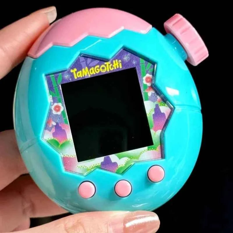 Bandai Tamagotchi Paradise Emerald Forest Edition Color Screen Electronic Pet Game Device - Original Toy Collectible