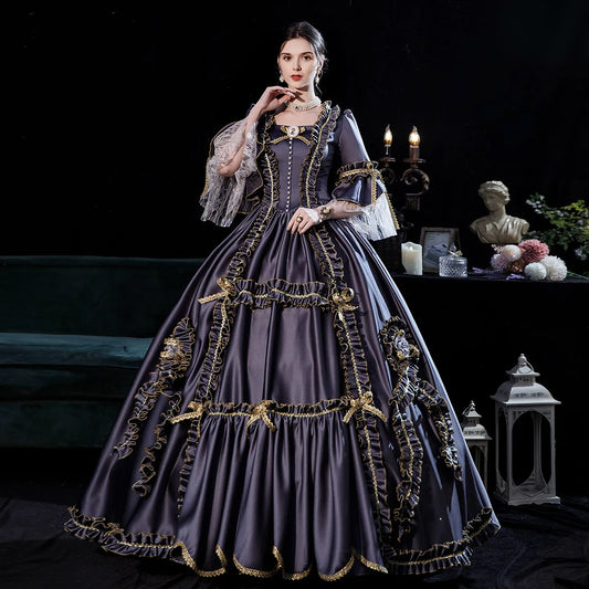 New Victorian Masquerade Ball Gown for Women, 18th Century, Marie Antoinette Costume, Historical Theater Clothing, Party Dress