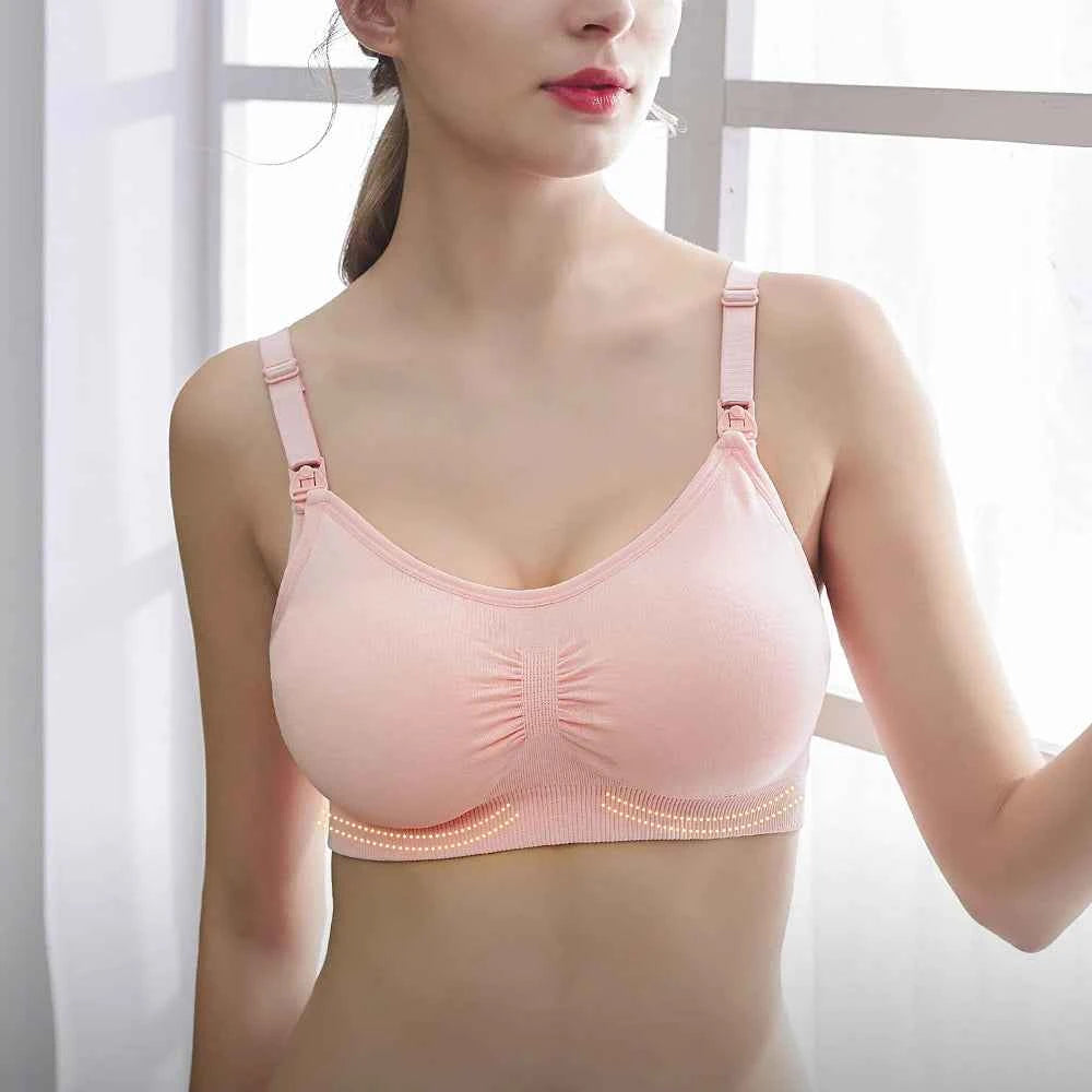 3pcs/Set High Quality Maternity Nursing Bras Cotton Breastfeeding Pregnant Underwear Seamless Large Size Breathable Bra Push Up