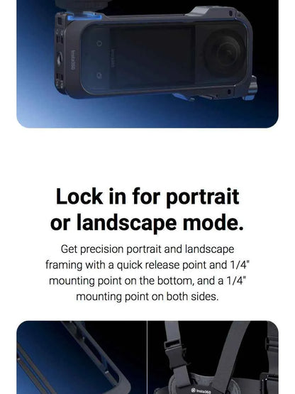 Insta360 X5 Original Accessories Collection Lens Cap Premium Guards Screen Protector Metal Frame Charging Case Battery Pack