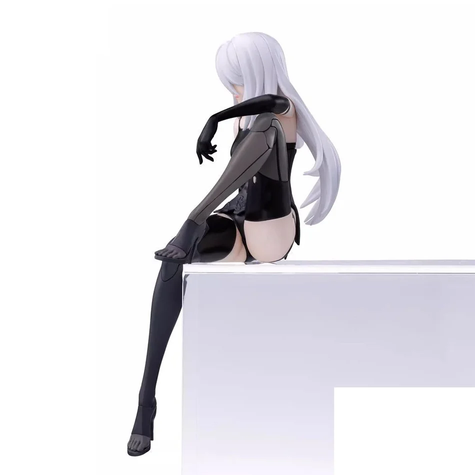 Nier Automata 2B A2 9S Sitting Position Game Figure Mechanical Lifeform Statue Collection Desktop Decoration  Toys Gifts SS69