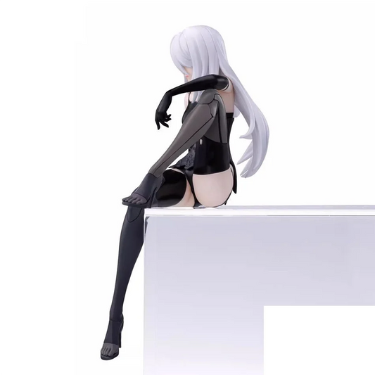 Nier Automata 2B A2 9S Sitting Position Game Figure Mechanical Lifeform Statue Collection Desktop Decoration  Toys Gifts SS69