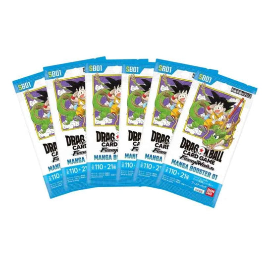 Bandai Dragon Ball Manga Booster 01 Fusion World Series TCG Game Card 40th Anniversary Version Anime Collectibles Trendy Toy