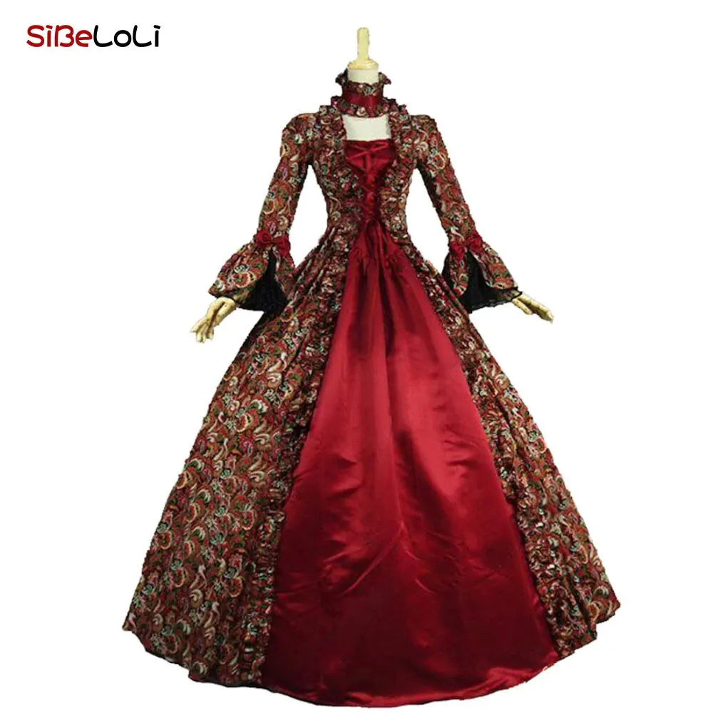 Victorian Masquerade Dresses for Women, Renaissance Dress, 18th Century, Baroque Rococo Marie Antoinette, Historical Clothing SS69