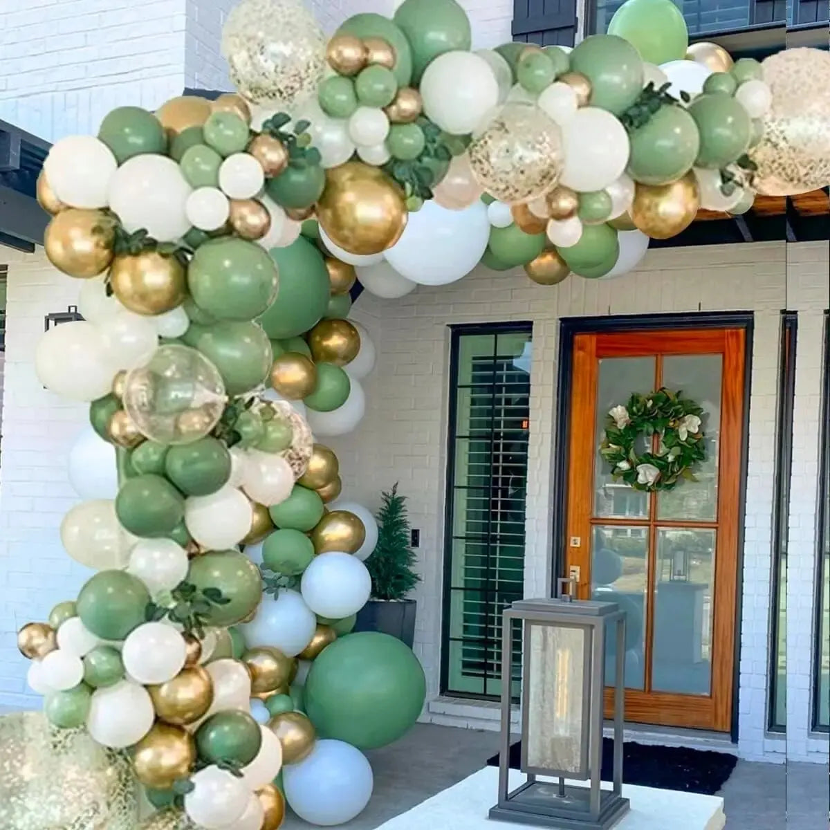 Sage Green Matte Balloon Arch Kit - 139 Pieces