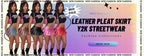 Sexy Y2K 2 Piece Skirt Sets Clothes Outfit 2023 Streetwear Fashion Dress Summer Crop Graphic T Shirts Top Women Two Piece Set SS69
