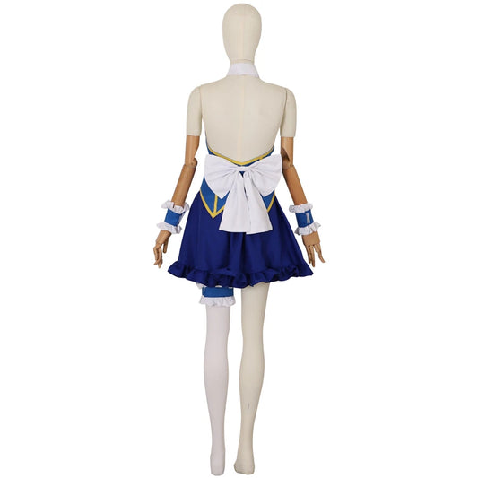 HOLRAN Lucy Heartfilia Cosplay Costume Anime Lolita Dress Set for Women