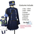 Game Blue Archive Tachibana Nozomi Cosplay Costume Wig Shoes Hikari Cosplay Highlander Railroad Academy Role Play Uniform Prop SS69 162.69 Hikari costume / M