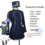 Game Blue Archive Tachibana Nozomi Cosplay Costume Wig Shoes Hikari Cosplay Highlander Railroad Academy Role Play Uniform Prop SS69 162.69 Hikari costume / M