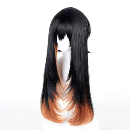 Anime Gachiakuta Amo Empool Cosplay Wig Women Gradient Long Hair Heat Resistant Synthetic Wig Halloween Prop
