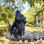 1pc Halloween Magic Black Dragon Snake Griffin Unicorn Mysterious Witches Statue Home Decor Figurine Christmas Desk Ornaments
