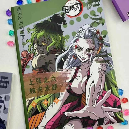 Demon Slayer anime two-dimensional cartoon horizontal line notepad creative personality high-value notebook student stationery