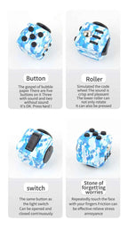 Solid Color Fidget Decompression Dice for Release Stress Autism Anxiety Relieve Adult Kids Stress Relief Anti-Stress Fingertip