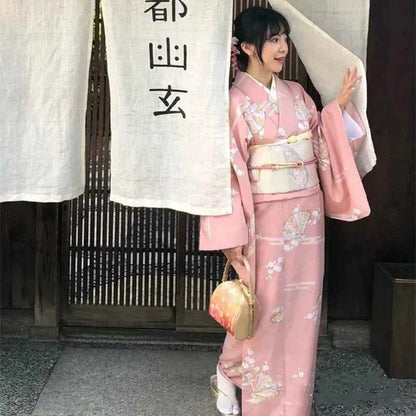 Fashion Photography Clothes Party Dress Japanese Kimono Cosplay Yukata Women Clothing Traditional Ethnic Style Streetwear Stage