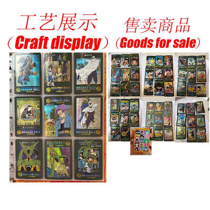 Dragon Ball Super Son Goku Frieza Bejita Yonsei Piccolo DIY Homemade Bronzing Game Toys Collection Card Christmas Birthday Gift SS69 34.69 A-Gauze flash-54pcs