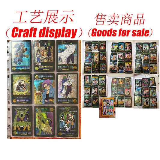 Dragon Ball Super Son Goku Frieza Bejita Yonsei Piccolo DIY Homemade Bronzing Game Toys Collection Card Christmas Birthday Gift SS69 34.69 A-Gauze flash-54pcs
