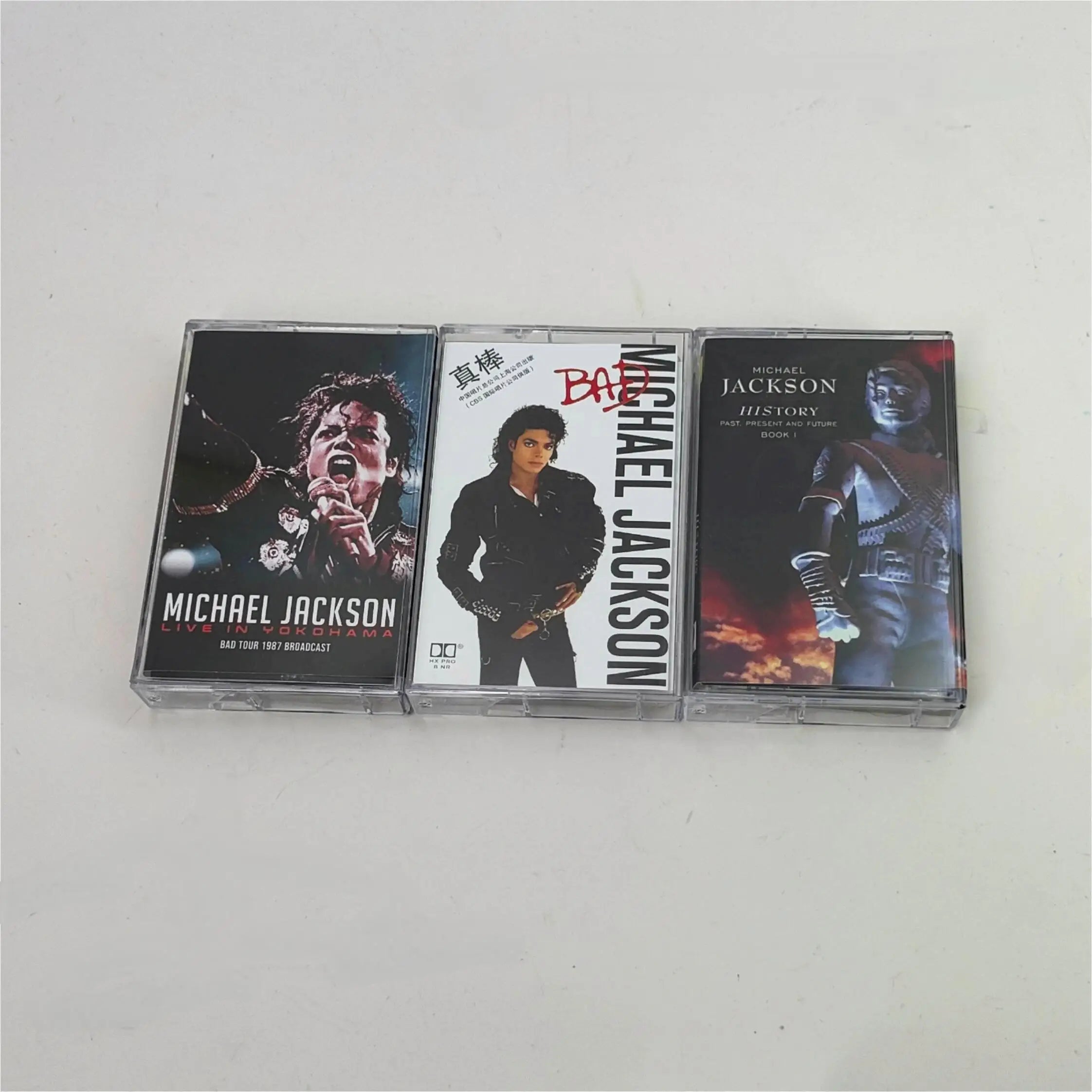 Michael Jackson Thriller & Dangerous Music Tape Prop Set