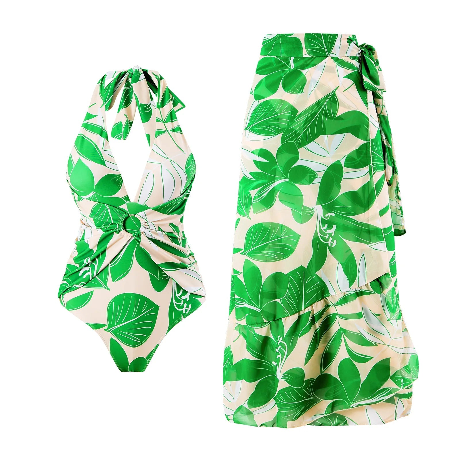 2023 New Arrival Push Up Women Bikini Set Floral Printed Ruffle Bikinis Strappy Bandage Swimwear Brazilian Biquini Bathing Suit SS69 31.69 QJY166G2 / M