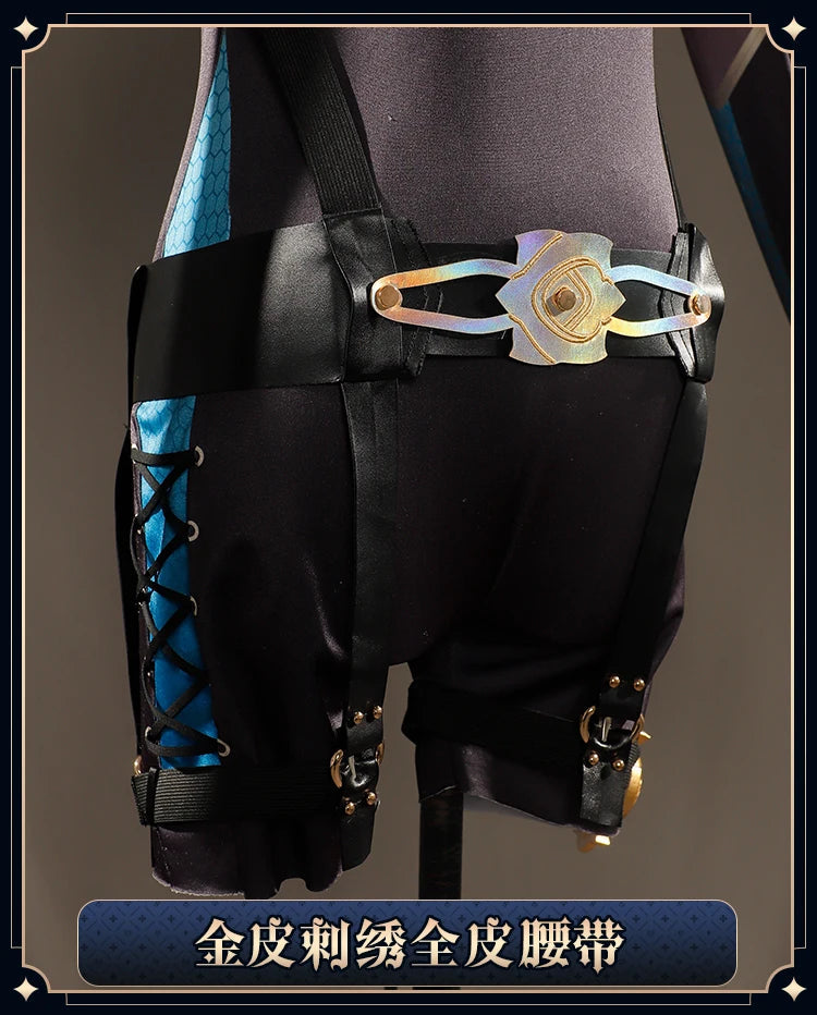 Genshin Impact Freminet Cosplay Costume Uniform Anime Chinese Style Halloween Costumes Role Play for Women Game SS69