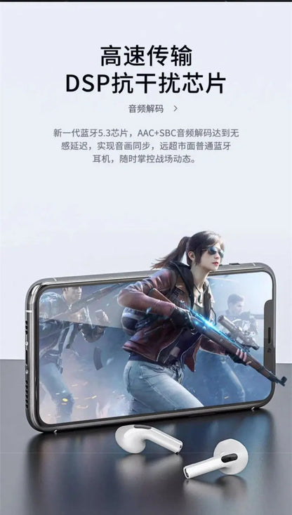 Original XIAOMI Air Pro 4 Earphone TWS Bluetooth Headset HiFi Wireless Headphone Mic Noise Reduction Earbuds Sport Motion Pods SS69