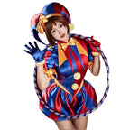 Amazing Digital Circus Pomni Cosplay Costume with Wig & Accessories