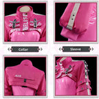 Women’s Nikki Alice Cosplay Costume Bodysuit with Ear Gloves Wig Cosplay Latex Cat suit Jumpsuit Jacket Suit SS69