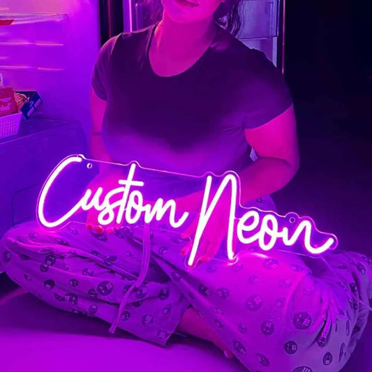 Custom Name Neon Sign Teenage Girls Birthday Gifts Personalized Neon LED Name Sign USB Dimmable LED Neon Wall Decor Light
