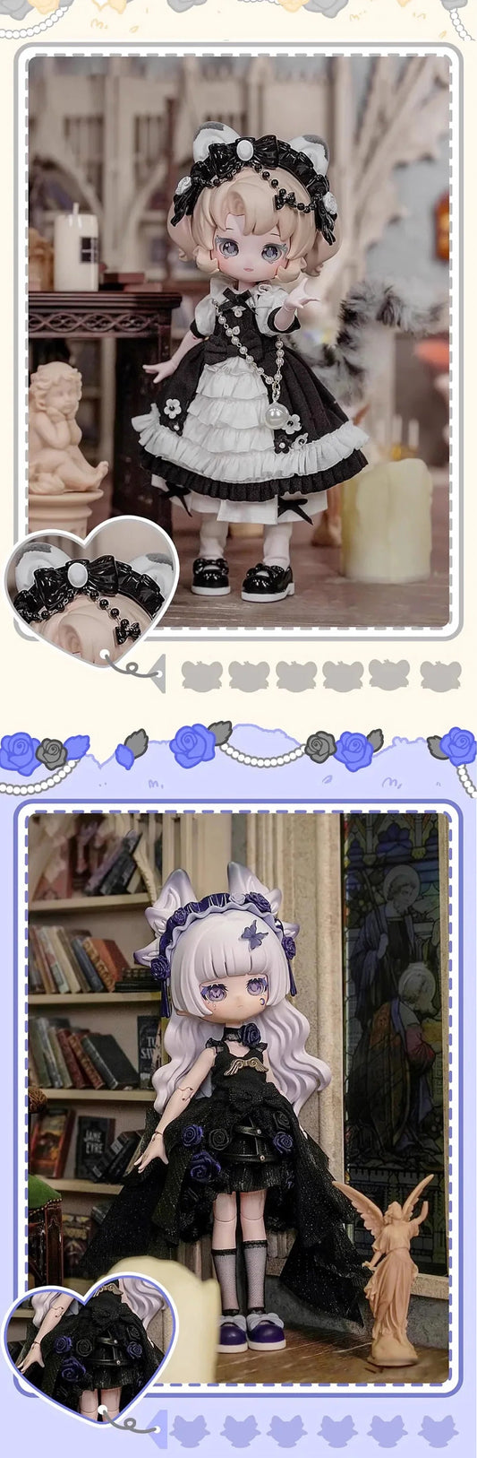 New Come4free Miniy The Jungle Book Series Ob11 1/12 Bjd 20cm Movable joint doll Anime Figures Dolls Mystery Box Boy Girls Gifts SS69