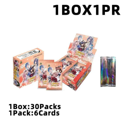 Goddess Story Collection Cards Board Playing Games Carts Paper Kids Toys Anime Gift Table Christmas Brinquedo