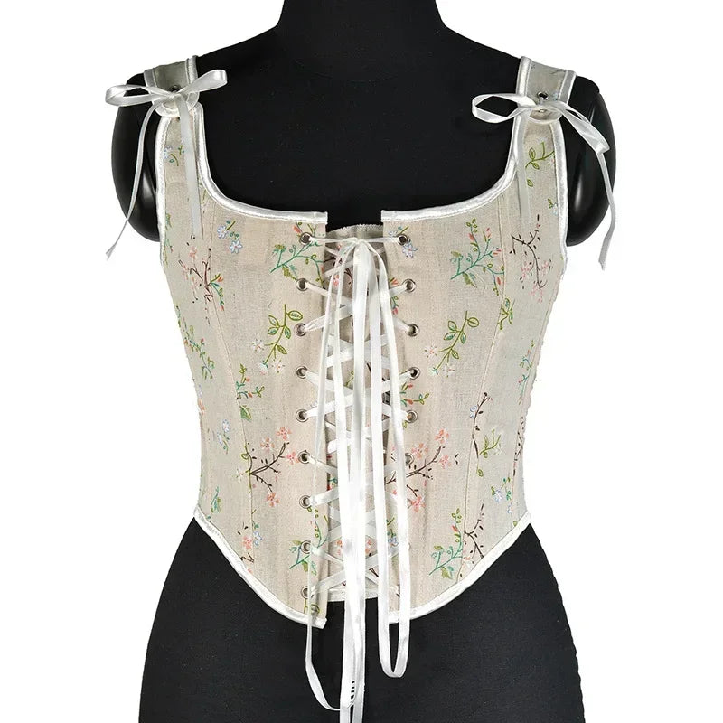 VISIVANEC Lolita Corset Tank Top Women's Slimming Bustier