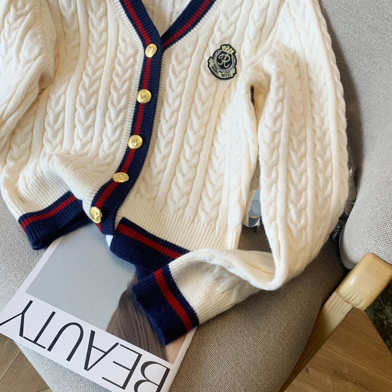 New 2024 Autumn Winter Cashmere Top Women V Neck Pullover Warm Knitwear Jumper Woman Clothes Twist Outwear Knited Tops Women