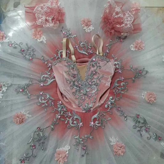 Ballet Dress For Kids Girls Ballet Tutu Professional Women Adults Swan Tutu Dance Costumes Pancake Skirts Skating Clothes Girl