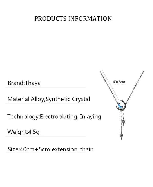 Thaya New Trendy Original Design Women Necklaces Vintage Women Chorker Fashion Pendant Necklace For Women Crystal Party Jewelry