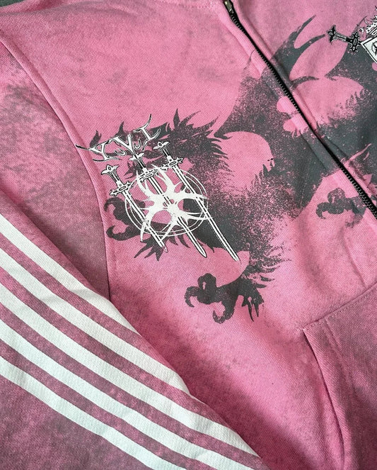 Winter Street Trendsetters Wear Long Sleeved Hoodies, Dark Gothic High Street Printed Clothes, Streetwear Oversized Sweatshirts SS69