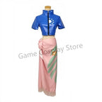 Nico Robin Anime Cosplay Costume Set - Polyester Top & Skirt