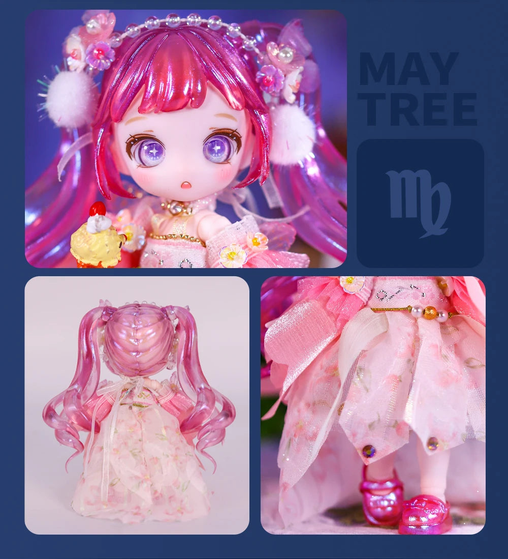 ICY DBS Dream Fairy Maytree OB11 doll 13 ball joint body constellation series Collectible Cute Animal 13cm SD gift BJD SS69