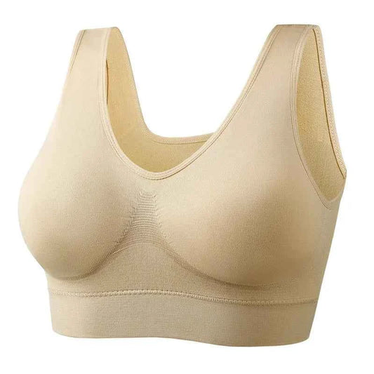 XL-5XL 4PCS Women Seamless Single Layer Camisole Bra Tops Sleep Yoga Sports Bras Tank Tops