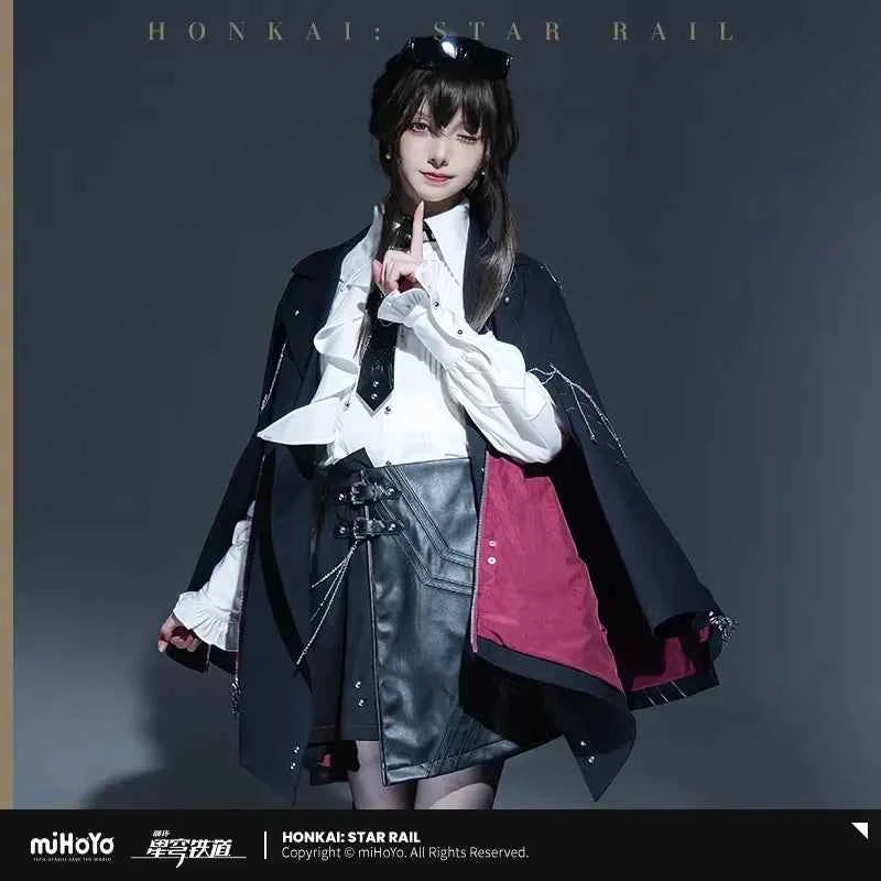 Kafka Game Honkai: Star Rail Jackets Official MiHoYo Theme Cosplay Costume Cloak Trench Unisex Hallowmas Fans Gifts
