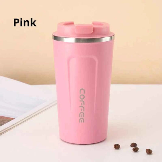 380/510ML Stainless Steel Coffee Mug Portable Tumbler Vacuum Flasks Car Thermal Cup Keeps Cold and Heat Thermal Mug Coffee Cup