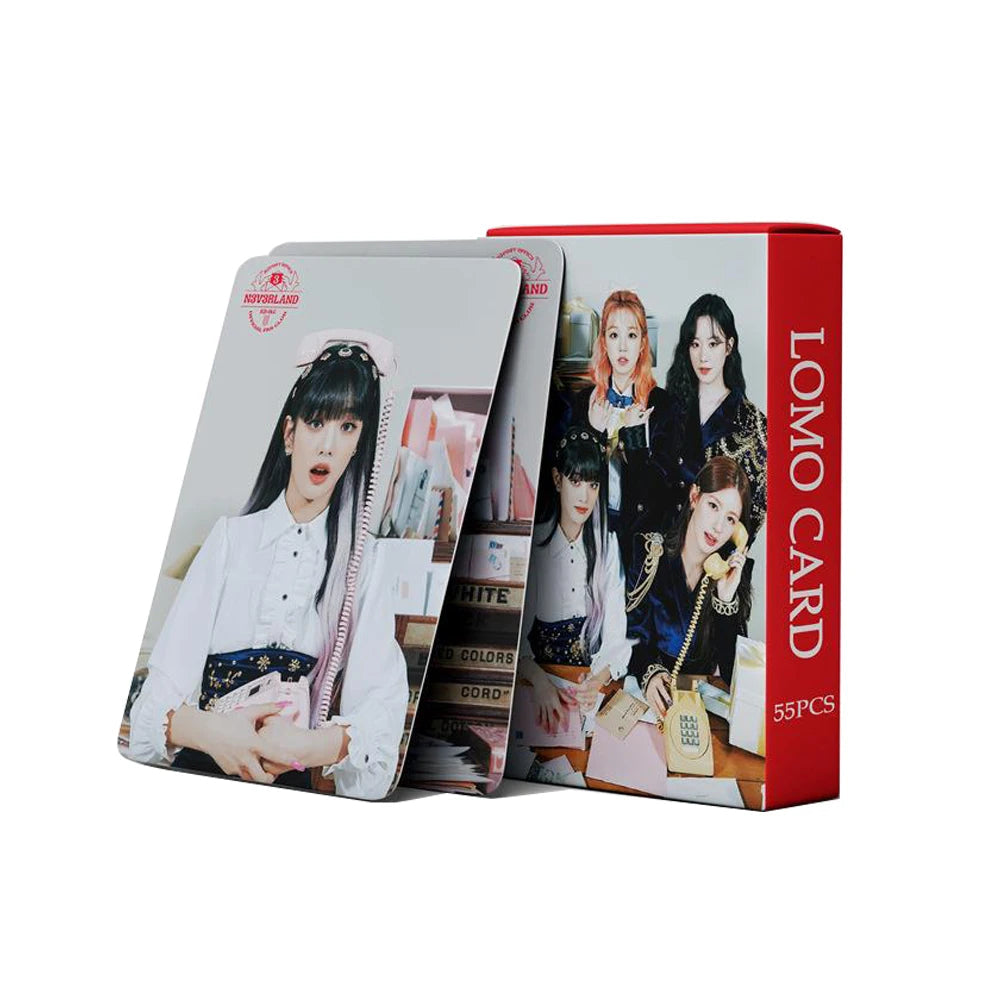 KPOP 55cards/set (G) I-DLE Album Card I FEEL Album GIDLE Ye Shuhua MINNIE Printed Photo Card LOMO Card Gift For Girls Collection SS69